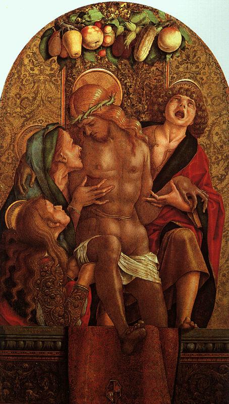 Carlo Crivelli Lamentation over the Dead Christ